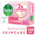 Dettol Soap Skincare 120gm Bathing Bar, Soap with Moisturizers. 