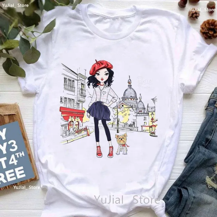 Paris%20Eifel%20Tower%20girl%20love%20French%20bulldog%20print%20t%20shirt%20Women%20summer%20fashion%20short%20sleeve%20tshirt%20femme%20cute%20casual%20tee%20shirt%20-%20Image%204