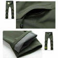 Fleece Lined Men Trousers Versatile Windproof Breathable Winter Trousers Walking Men'S Hiking Pants for Outdoor Activities.