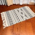 Cotton Soft Tassel Home Carpets for Living Room Bedroom Decorate Carpet Floor Door Mat Nordic LinenArea Rug Mats. 
