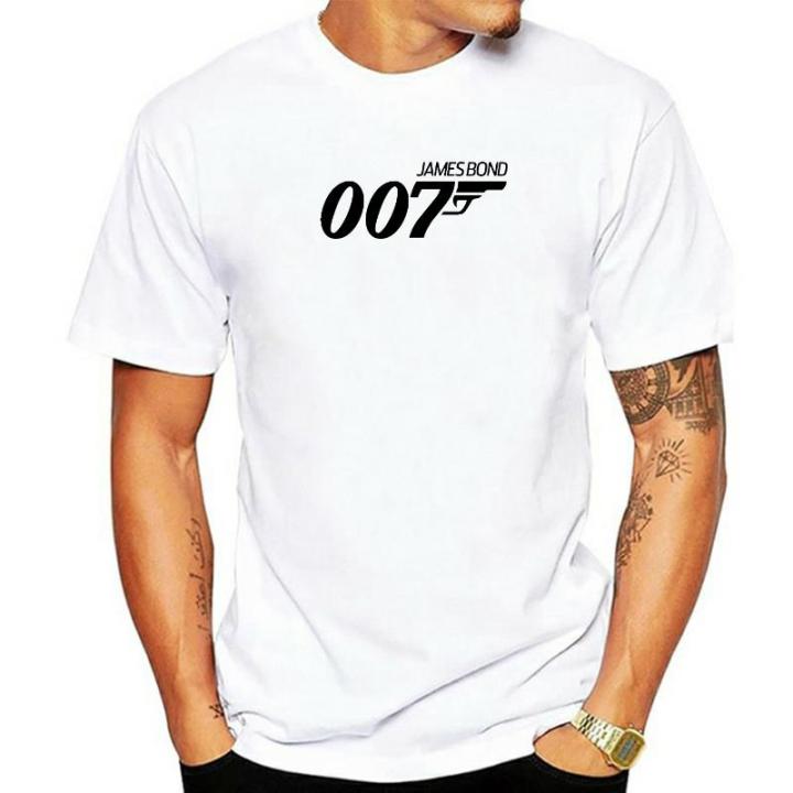 Film Bond 007 New T Shirts Mens Fashion Premium Cotton Clothing Shirt Christmas Day Camisas Hombre Izrts O Neck