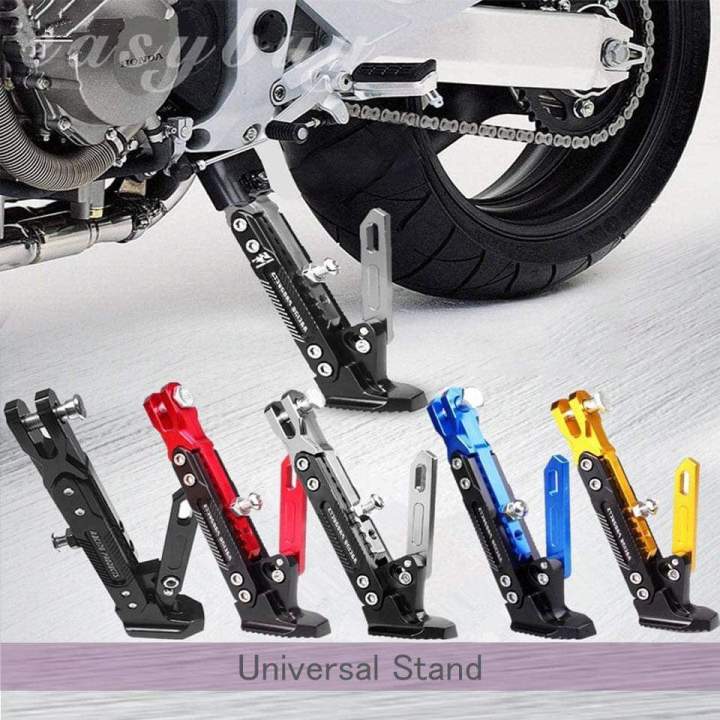 Dragon%20Honor%20CNC%20Aluminum%20Alloy%20Adjustable%20Kickstand%20Foot%20Side%20Stand%20for%20Motorcycle%20Universal%20-%20Image%202