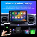 Car AI BOX 2-In-1 Wireless Android Auto Carplay Adapter Smart Car AI Box Car Wired CarPlay to Wireless CarPlay 1 PCS. 