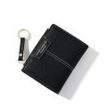 Women Wallet Soft PU Leather Female Purse Mini Hasp Card Holder Coin Short Wallets Slim Small Purse Zipper Keychain.