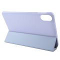 Solid Color 3-folding Leather Tablet Case For Honor Pad X9 / X8 Pro. 