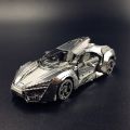 Model 3D Puzzle Metal Model Kit Hypersport Racing Car Assembly Model DIY 3D Cut Model Puzzle Toys for Adult. 