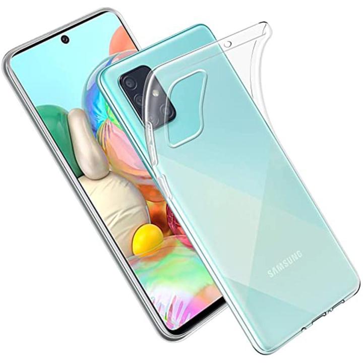 Samsung Galaxy A51 Clear Transparent Flexible Soft TPU Slim Back