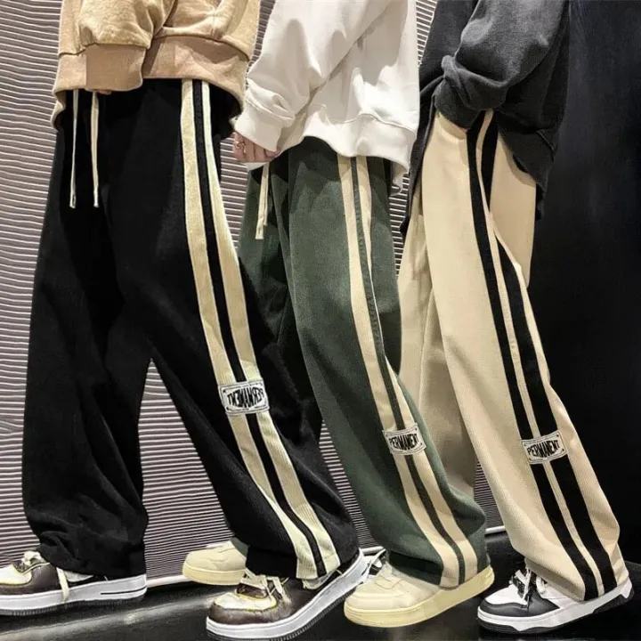 2024%20Men%20Side%20Striped%20Corduroy%20Baggy%20Pants%20Men%20Streetwear%20Korean%20Fashion%20Casual%20Hip%20Hop%20Vintage%20Cargo%20Pants%20Loose%20Trousers%20-%20Image%206