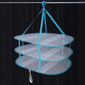 3-Tier Portable Mesh Clothes Hanging Dryer, Foldable Sweater Drying Rack, Hanging Laundry Rack.