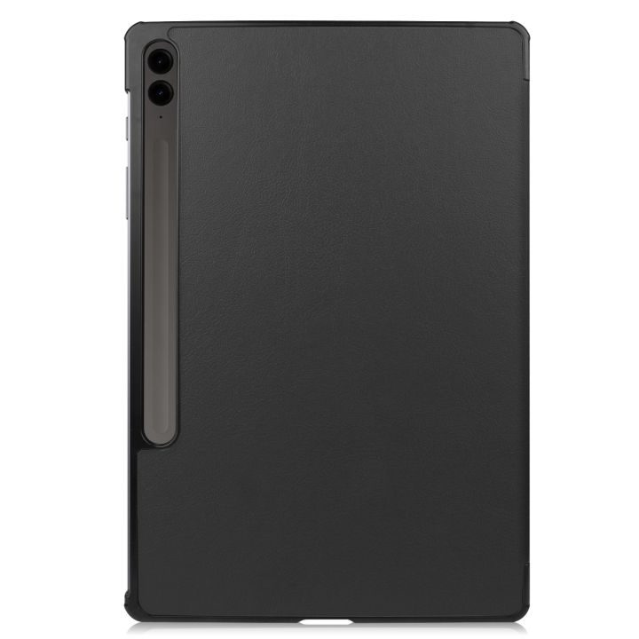 Custer%20Pure%20Color%203-Fold%20Holder%20Leather%20Case%20For%20Samsung%20Galaxy%20Tab%20S9%20FE+%20-%20Image%203