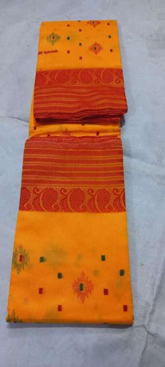 Gaye%20Holuder%20Sari%20-%20Tater%20Half%20Silk%20Sharee%20-%20Kom%20Dame%20Valo%20Maner%20Tat%20Shari%20-%20Budget%20Friendly%20Shares%20-%20Tat%20Share%20-%20%20Holuder%20Sharees%20-%20Biyar%20Gaye%20Holuder%20Saree%20-%20Paka%20Rong%20-%2012%20Hand%20Saree%20-%20Image%206