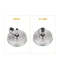 6PCS Stainless Steel 70mm Regular Mouth Mason Jar Pour Spout Lids with Plastic Caps for Olive Oil Cocktail Dispenser. 