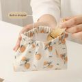 Mini Cosmetics Bag Printed Makeup Pouch Women Sanitary Napkin Storage Case Portable Coin Purse Sundries Bag Credit Card Holder.