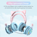 Cat Car Headphones Headset Gamer Wireless Headphones with Mic Gamer Girl Antler Bluetooth Gaming Headphones.