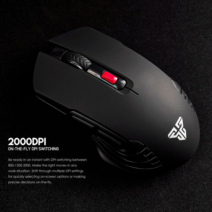 FANTECH%20RAIGOR%20III%20WG12%20Stable%202.4Ghz%20Connection%20Wireless%20Mouse%202000%20DPI%20Pixart%20Sensor%20Ambidextrous%20Design%20Portable%20Mice%20For%20Laptop%20PC%20Computer%20Gaming%20Gamer%20-%20Image%203