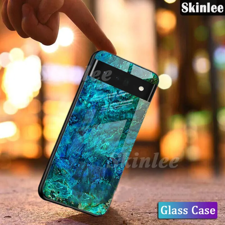 Phone%20Case%20for%20Google%20Pixel%206A%20Back%20Cover%20Fashion%20Marble%20Tempered%20Glass%20Soft%20Silicone%20Cases%20Caing%20hp%20for%20Google%20Pixel%206A%20Cover%20-%20Image%202