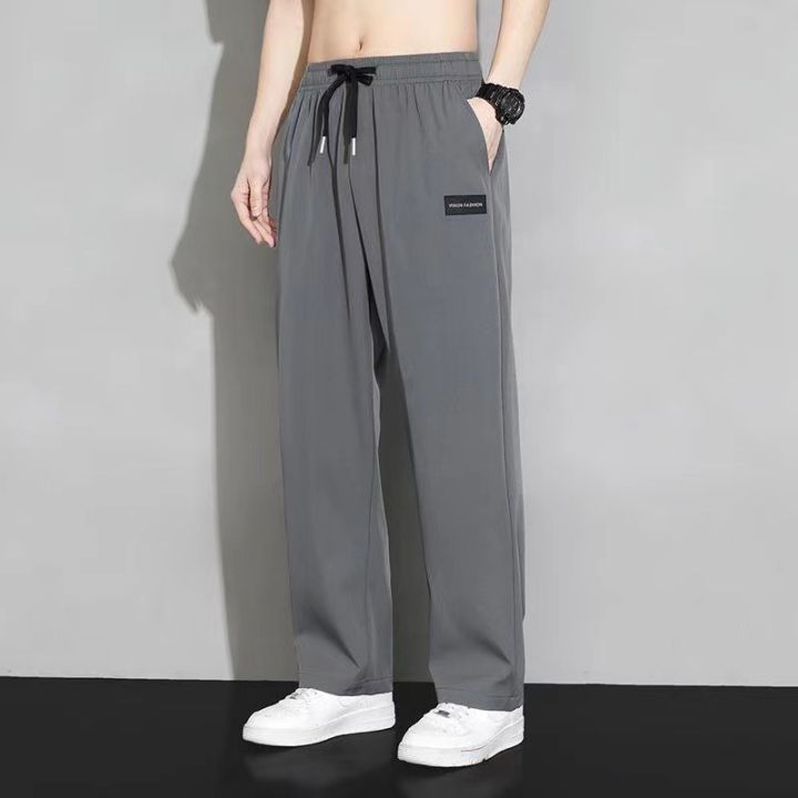 Cross-border%20Ice%20Silk%20Straight%20en's%20Summer%20hin%20ren%20rand%20raps%20Loose%20Wide-leg%20Qui-dr%20s%20Casual%20ants%20-%20Image%207