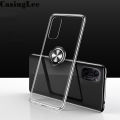 Protect Cover For Redmi Note 10 5G Soft Case Clear Transparent Shockproof Car Magnetic Holder Ring Phone Cases Mi Redmi Note 10 5G Back Cover.