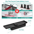 Silicone Kitchen Sink Splash Guard, 15.9x5.6x2 Inch Faucet Mat For Kitchen Sink Easy To Clean Faucet Water Catcher For Kitchen Fengshi.