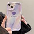 Gradient Love Heart Phone Case for OPPO Realme 11 10 4G 5 6 7 Pro 8 7i GT 3 Reno 8T 5G 7Z 8Z A57 A77 5G Wave Edge Soft Cover.