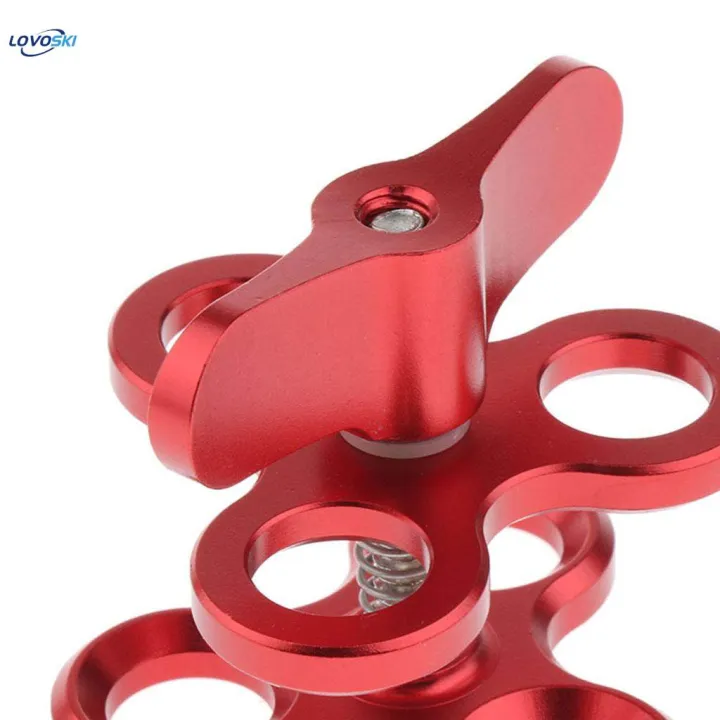 2pc%20Diving%20Ball%20Butterfly%20Clip%20Arm%20Triple%20Clamp%20Mount%20Ball%20Adapter%20for%20-%20Image%203