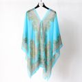 【Be worth】 Overized Elegant For Women tyle Bohemian tyle Ethnic tyle Poncho Printing Beach hawl Female Wrap Chiffon carf hawl uncreen carf. 