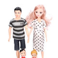 Dad Pregnant Mom Doll Family Doll Set Lovely Vivid Dad Pregnant Mom Son. 
