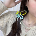 New Bow Knot Giant Hair Claw Colorful Big Hair Claw Clips Hair Accessories for Girls. 