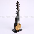 Sarod wooden miniature musical instrument showpiece.