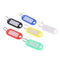 Plastic Custom Split Ring ID Key Tags Key Chains Numbered Name Luggage Tags*10. 