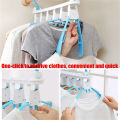 【LimitedOffer】--6 Head Hanger Foldable Rotating Multi-Functional Clothes Rack Storage Hanger.