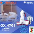 Bajaj Mixer Grinder / Blender / Juicer 4 Jars GX-4701 800 Watt. 