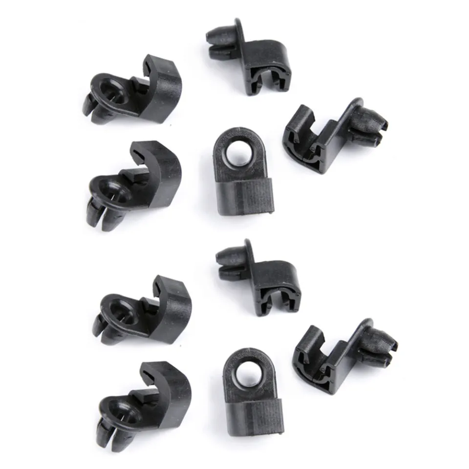 Lot De 2 Clips Attache Support Tige De Capot Moteur - Compatible Citroën C3 C4, Peugeot 208 308 2008 - Réf. OEM 792843 / 9673653780