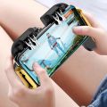 Mobile Game Controller Four-Finger Connection Mobile Gaming Trigger For Pubg Gaming Grip Game Drop Ship. 