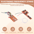 2PCS 5CH RC Remote Control 27MHz Circuit PCB Transmitter and Receiver Board Car Radio System Accessories 20-25M.