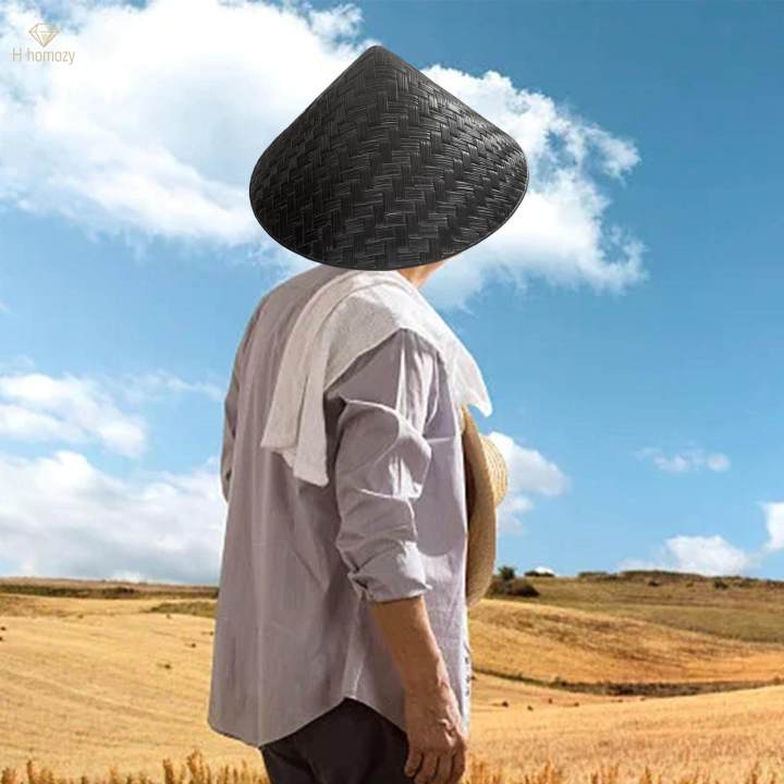 Bamboo%20Braided%20Hat%20Handmade%20Wide%20Brim%20Conical%20Hat%20Sunhat%20Art%20Crafts%20Rice%20Hat%20-%20Image%202