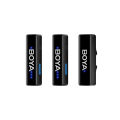 Boya BOYALINK 2 Compact Wireless Microphone System - 3-in-1 Compact Wireless Microphone System - BOYA BOYALINK 2 2-Person Wireless Microphone System - 2-Level Noise Cancellation and Windshield to Minimize Noise - Up to 30 hours of battery life.