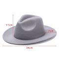 Vintage Wide Brim Cowboy Hat Women Men Dress Dance Party Stage Performance Jazz Cap Panama Fedora Hat.