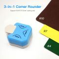 Corner Rounder Punch 3 in1 R4/R7/R10mm Round Corner Trimmer Cutter for Card Craft Scrapbook Wrapping Paper Sticker Photo Laminate DIY.