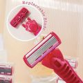 1 Handle + 4 Blades/ Men And Women Body Hair Safety Bikini Aloe Strip Razors Blade Set Female Shavers Replacement Heads.