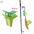 40x Hooks Safety cap easily to Access Strong Hooks Holder Fishing Tackle Tools. 