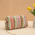 Straw Straw Bag Trendy Rattan Bag Beach Bag for Travel Shoulder Bag Women’s Accessory Beachwear Fashion Item. 