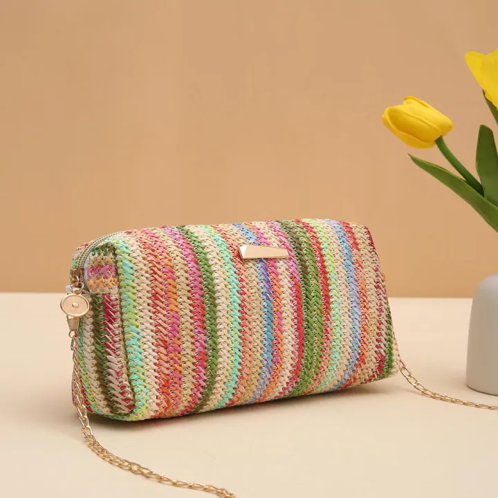 Straw%20Straw%20Bag%20Trendy%20Rattan%20Bag%20Beach%20Bag%20for%20Travel%20Shoulder%20Bag%20Women%E2%80%99s%20Accessory%20Beachwear%20Fashion%20Item%20-%20Image%203