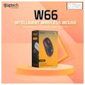 Aptech W66 Wireless Mouse – 2.4GHz | 10m Range | 1600 DPI Optical Sensor | 4 Buttons | USB Nano Receiver | Rechargeable Battery | 5M Clicks | Multi-OS Support.