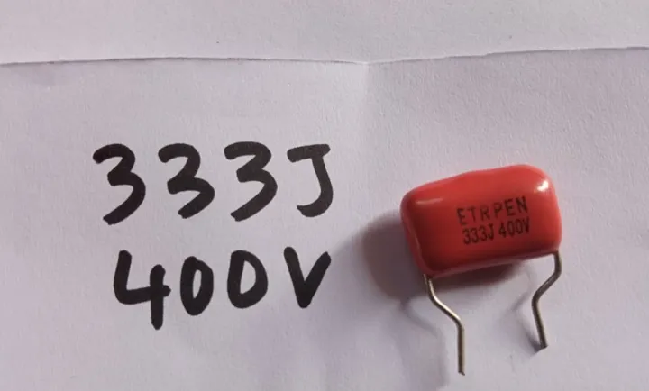 5Pcs-%20METALLIZED%20333j%20400V%20Metallized%20333j%20400V%20Polypropylene%20Capacitor%20Mylar%2033nF%20Polyester%20Film%20Capacitors%202%20Pin%20Leads%20Terminals%20Connections%20Leg%20-%20Image%203