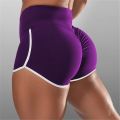 New Summer Sport Shorts Women High Waist Elasticated Seamless Fitness Leggings Push Up Gym Training Gym Tights Pocket Short. 