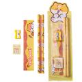 Cheap Kawaii Stationery Set for Kids Gift Pencil Set with Rubber Ruler Cheap 5PC Holiday Gifts Prizes School Supplies Wholesale. 