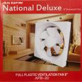 National Deluxe 8'' Exhaust Fan Imported.