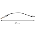 3X 1/4 Inch to 3.5mm Stereo Adapter Cable 6.35mm Male to 3.5mm Female Headphone Jack Converter AUX Connector Cable. 
