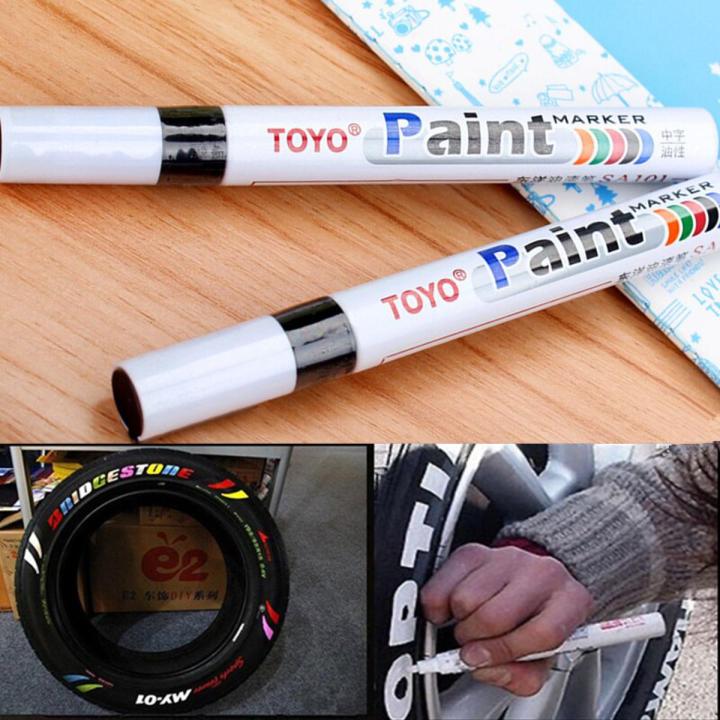 Waterproof Tire Marking Pen for Motorcycle and Car-1 Piece